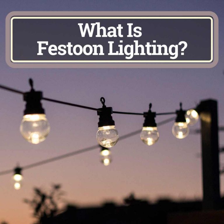 What is festoon lighting