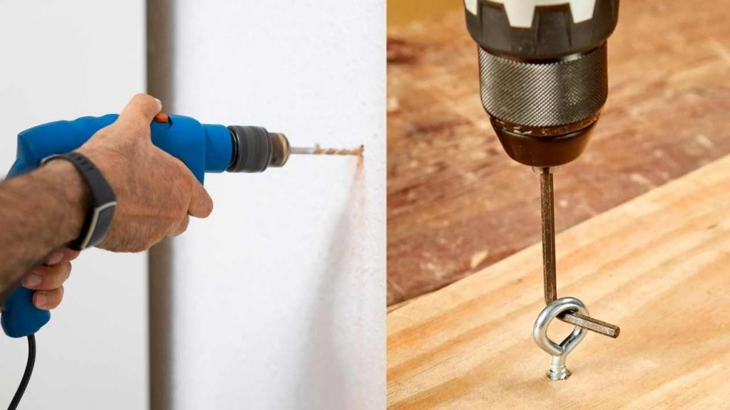 drill a hole and attach the hook