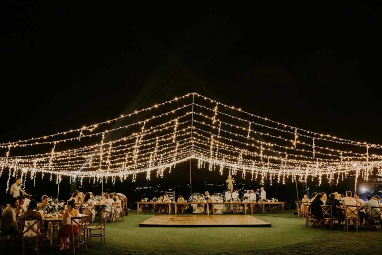 Mesmerizing party lighting decoration illuminating an occasion.