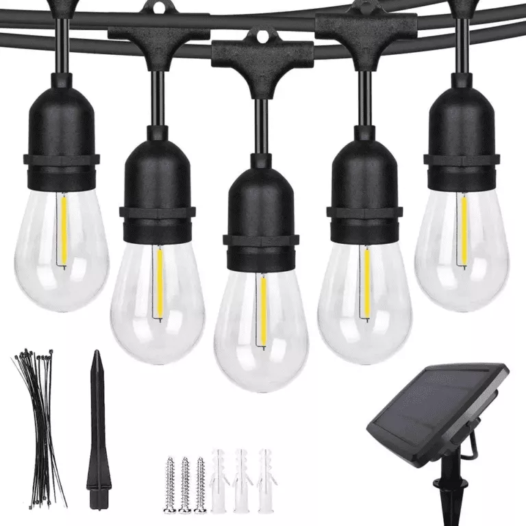 solar festoon lights